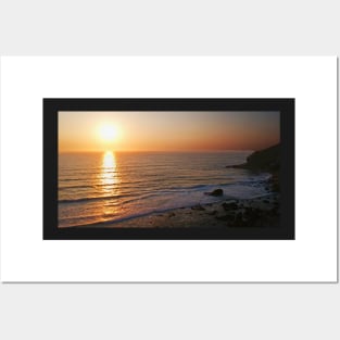 Cornwall Sunset Posters and Art